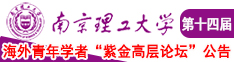 美女操逼给我看南京理工大学第十四届海外青年学者紫金论坛诚邀海内外英才！